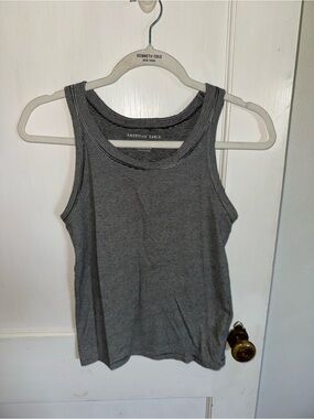American Eagle Outfitters Striped Scoop Neck Tank